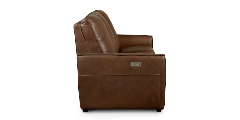 Everett Leather Reclining Sofa