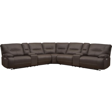 7-Piece Power Reclining Sectional Sofa