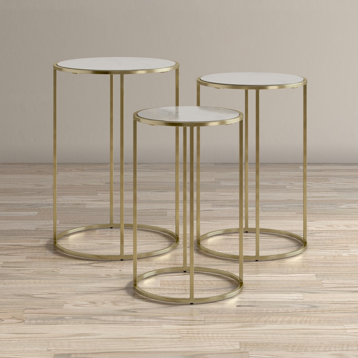 Jofran Global Archive Riviera Nesting Table - Set of 3