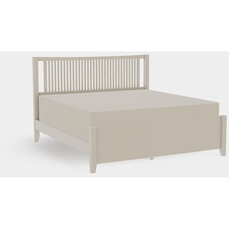 Atwood King Low Footboard Spindle Bed
