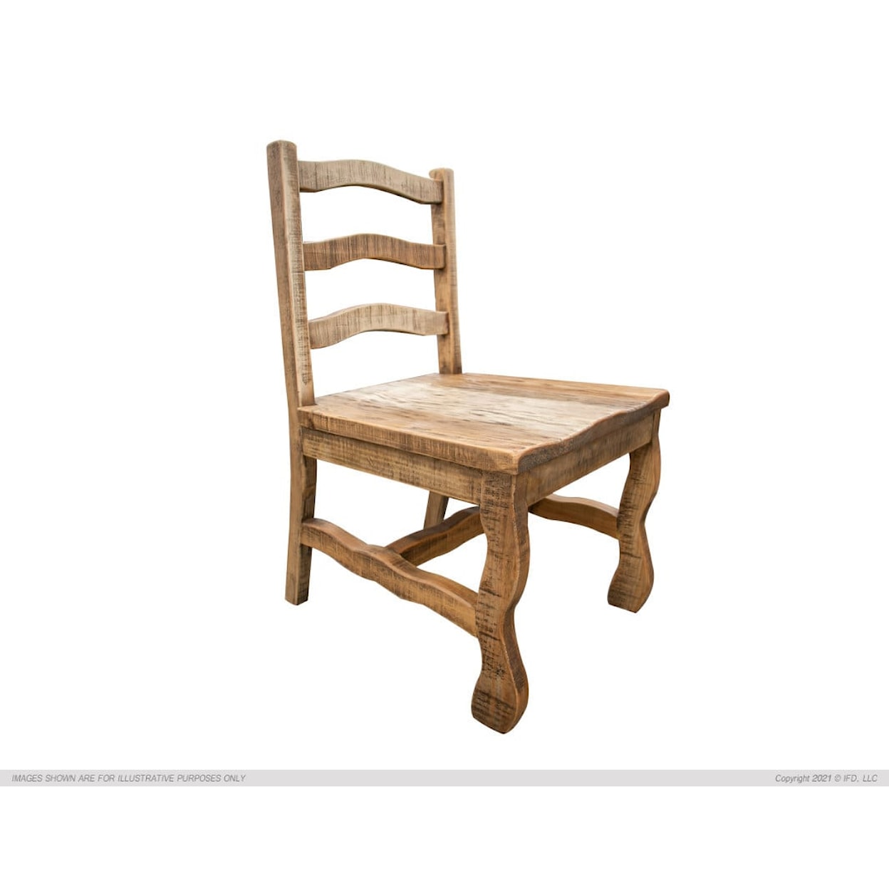 IFD International Furniture Direct SEATING COLLECTION Solid Wood Dining Chair