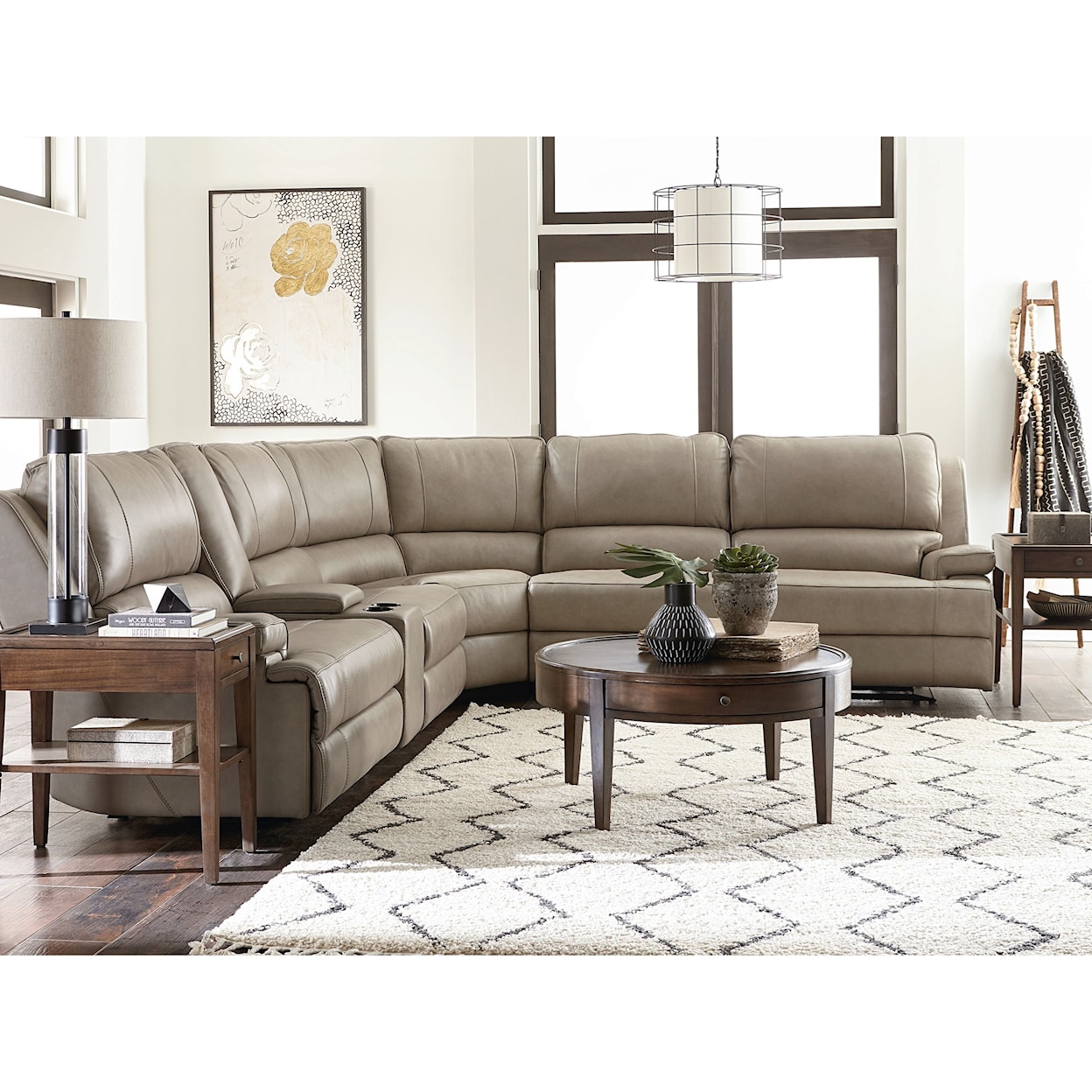 Bassett Club Level - Parsons Power Reclining Sectional