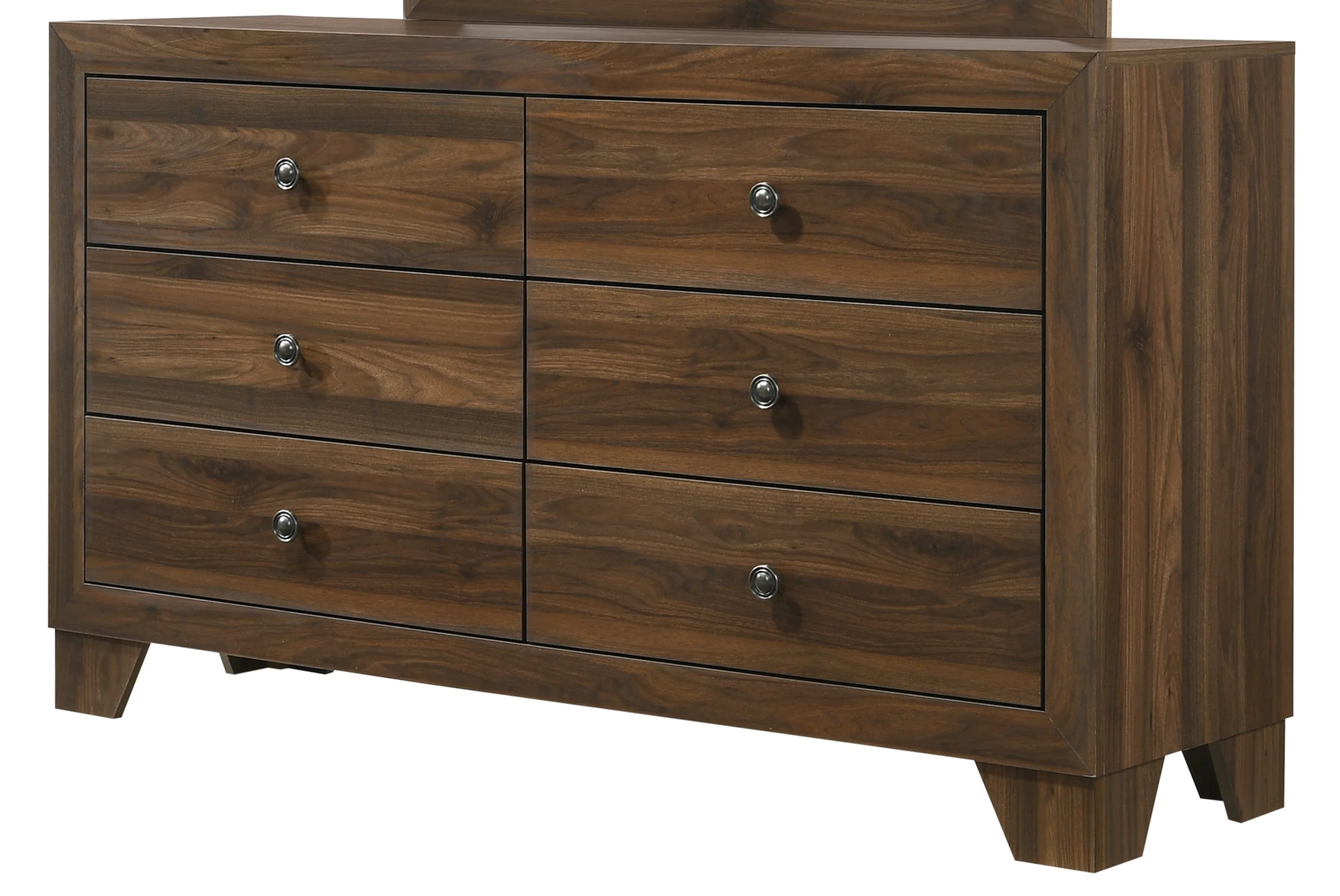 Crown Mark Millie B9250-1 Transitional 6-Drawer Dresser with Metal ...