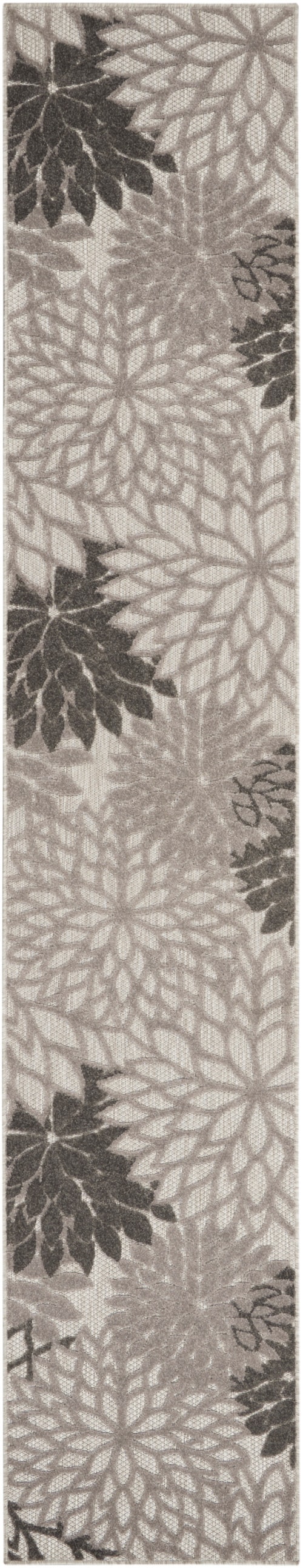 2'3" x 12' Silver Grey Runner Rug