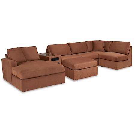 6-Piece Sectional With Chaise And Ottoman