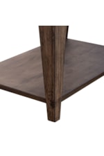 Libby Arrowcreek Rustic Contemporary Console Stool with Upholstered Seat