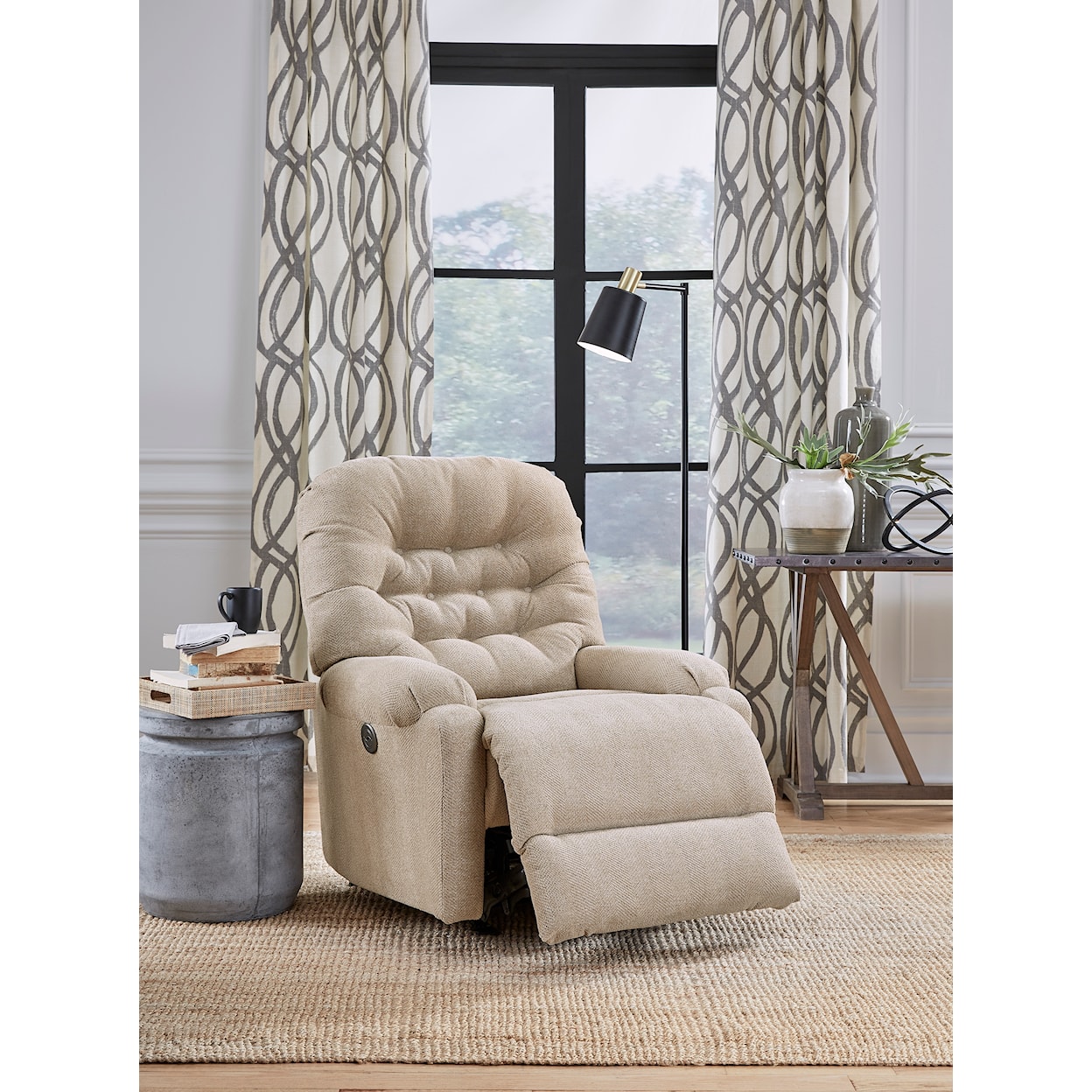 Best Home Furnishings Barb Power Rocker Recliner