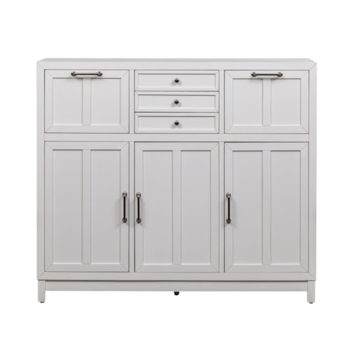 Farmhouse Buffet with Felt-Lined Drawers