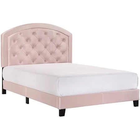 Full Upholstered Platform Bed