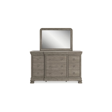 Dresser and Mirror