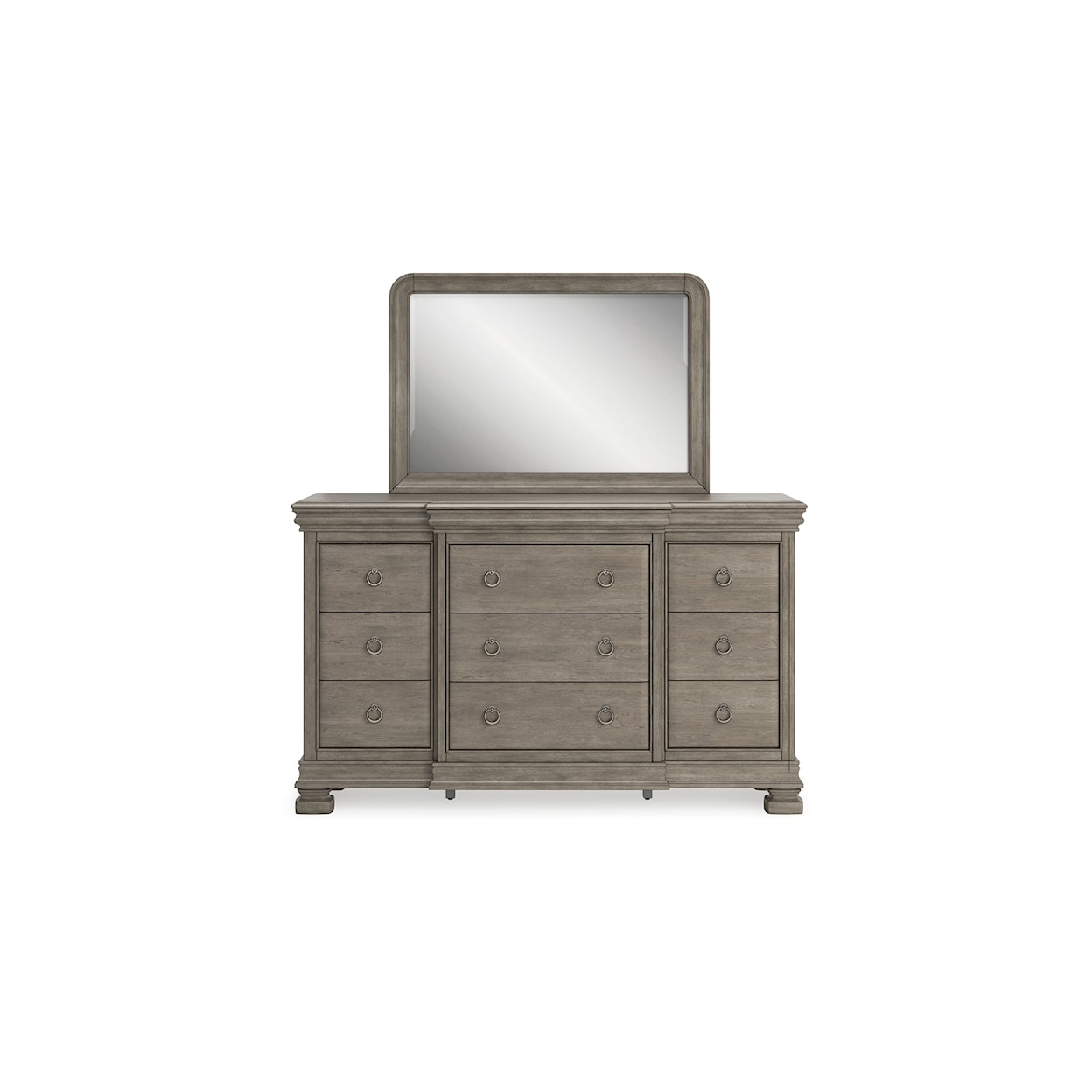 Ashley Furniture Signature Design Lexorne Dresser and Mirror