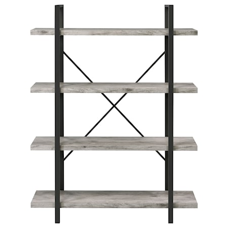 Cole 55-inch 4-shelf Bookshelf and