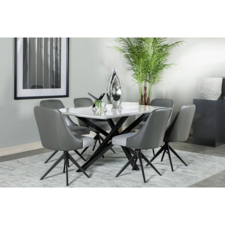 Paulita 7-piece Dining Table Set