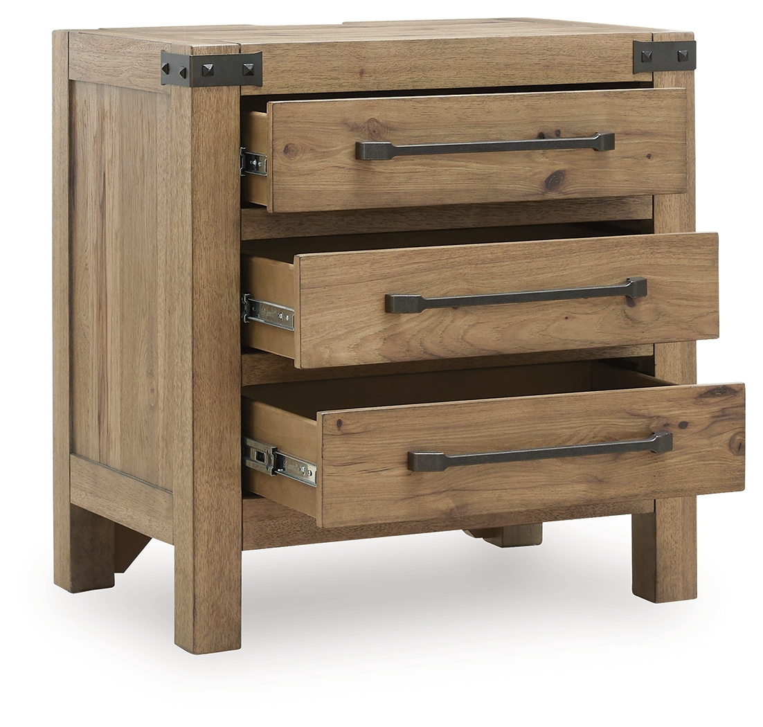 3-drawer Nightstand