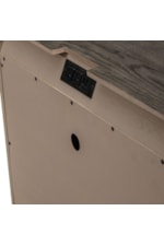 Liberty Furniture Avalon Transitional 2-Drawer Nightstand with Built-in Charging Station