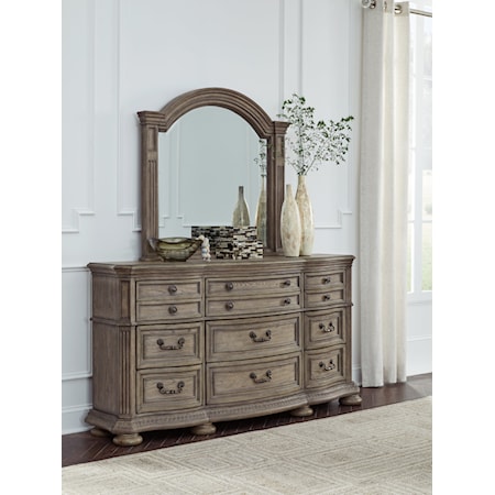 Dresser And Mirror