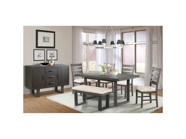 Dining Table Set with Bench