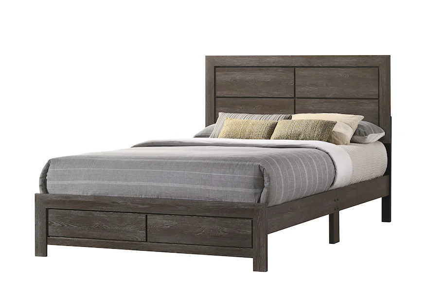Hopkins Full Platform Bed in One Box by Crown Mark at Royal Furniture