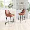 Zuo Keppel Collection Swivel Counter Stool