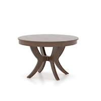 Customizable Round Wood Table