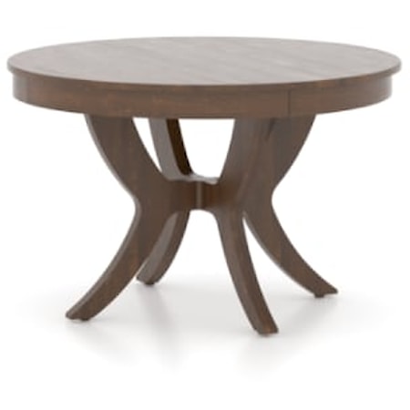 Customizable Round Wood Table