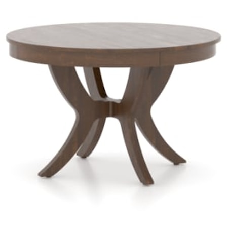 Round Wood Table
