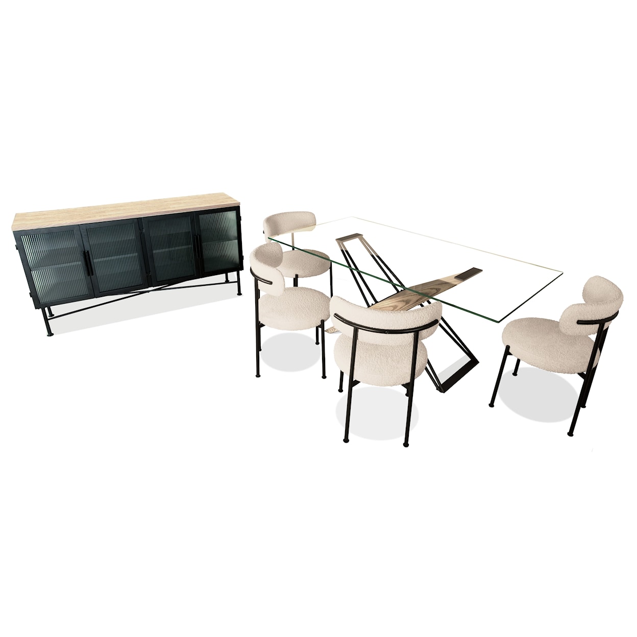 Modus International Aere 5-Piece Dining Set