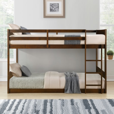 Darcy Low Profile Twin Bunk Bed