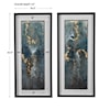 Uttermost Glimmering Agate Glimmering Agate Abstract Prints S/2