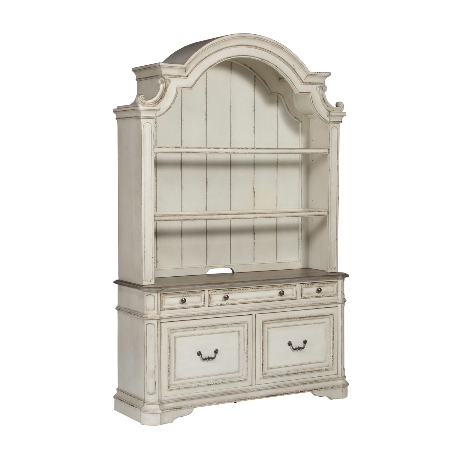 Liberty Furniture Magnolia Manor Desk and Hutch Office Set
