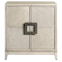 Contemporary Beaded Door chest with Wire Management Features
