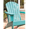 Ashley Signature Design Sundown Treasure Adirondack Chair with End Table