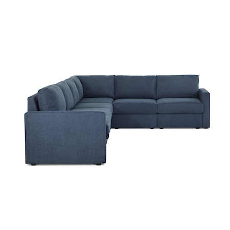 Standard-Arm 6-Seat Sectional Sofa