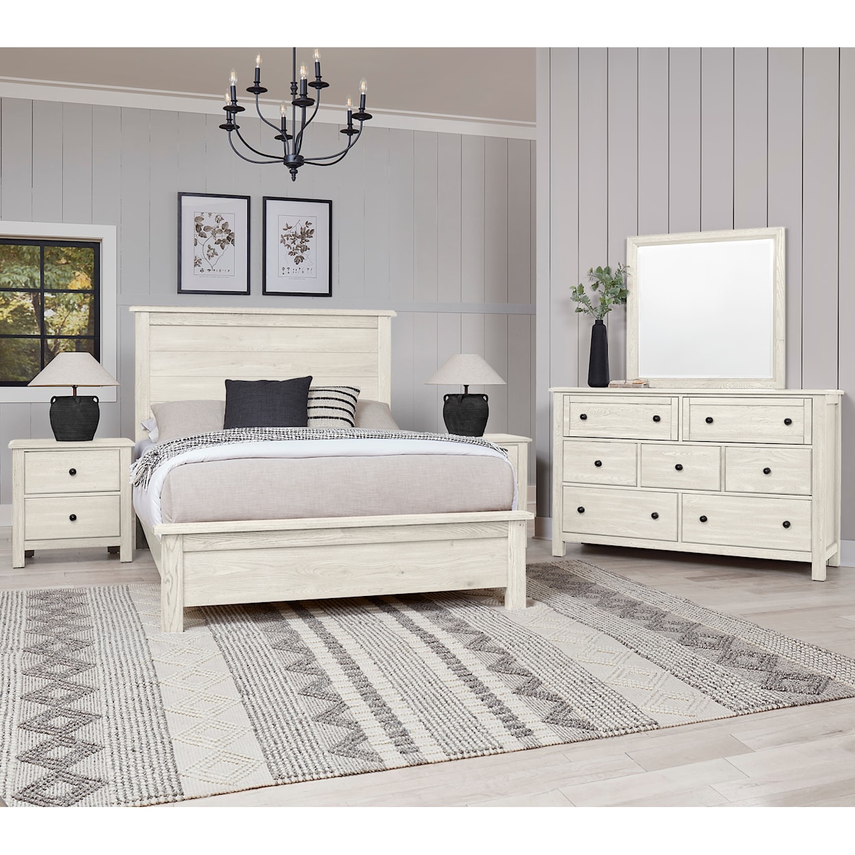 Vaughan Bassett Custom Express 1 King Farmhouse Bed