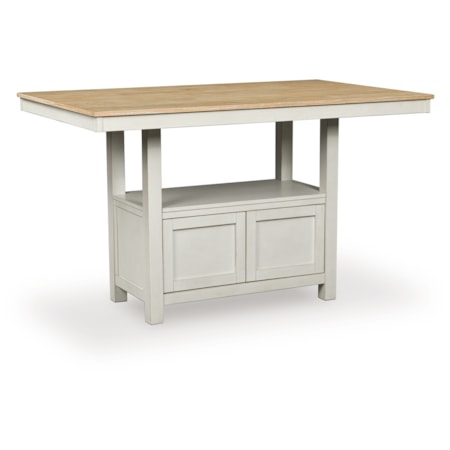 Rect Dining Room Counter Table