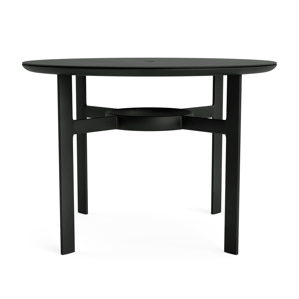 42" Solid-Top Dining Table w/Umbrella Hole