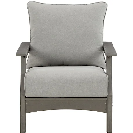 Set of 2 Lounge Chairs w/ Cushion