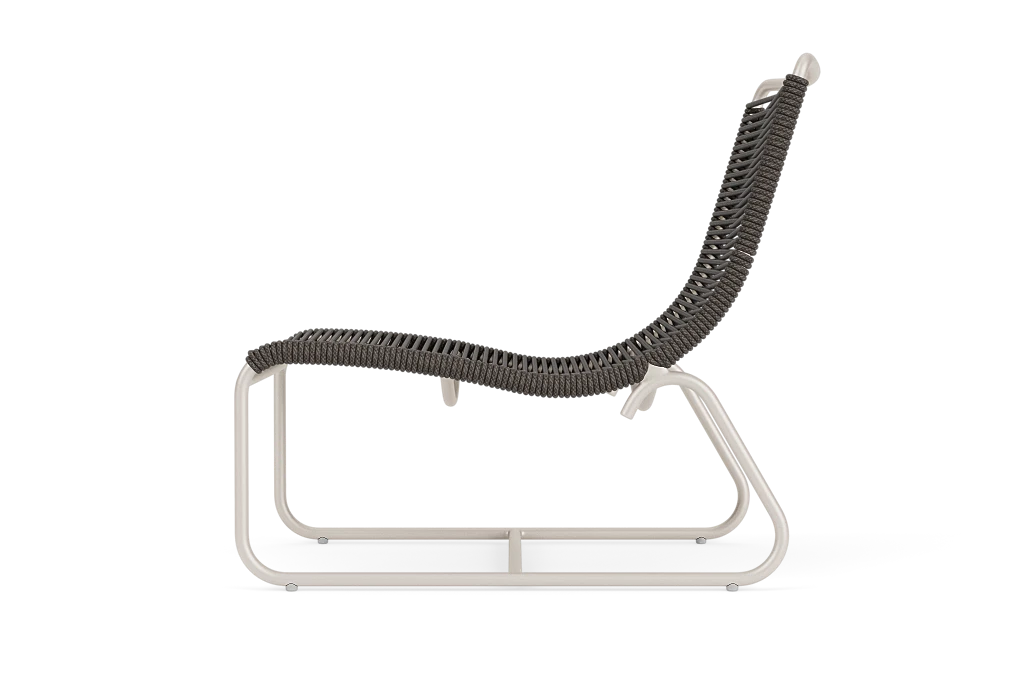 Armless Deep-Seating Rope Lounge Chair