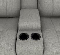 Best Home Furnishings Brinley 2 Power Rocking Reclining Console Loveseat