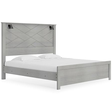 King Panel Bed