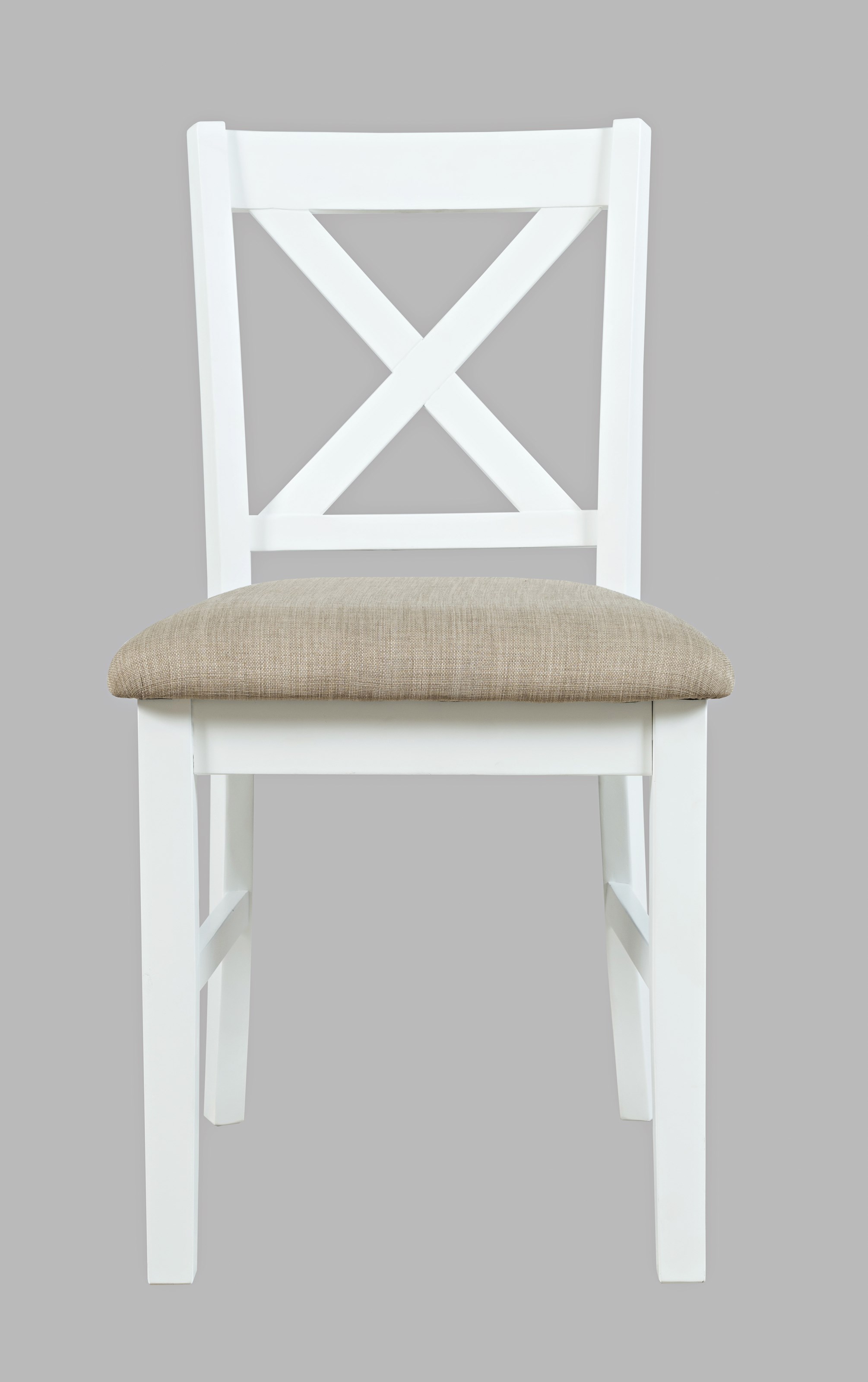 White wooden desk chair with cushion hot sale