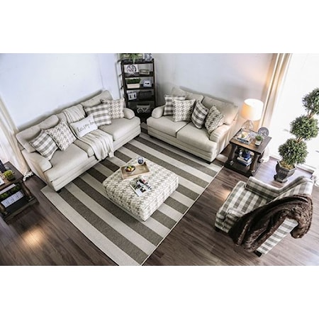 Sofa and Loveseat Set