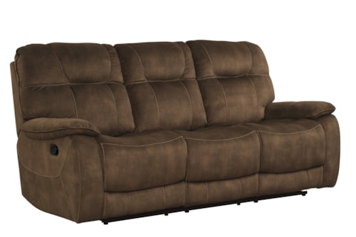 Casual Manual Triple Reclining Sofa