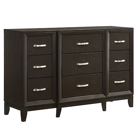 9-Drawer Dresser and Mirror Set