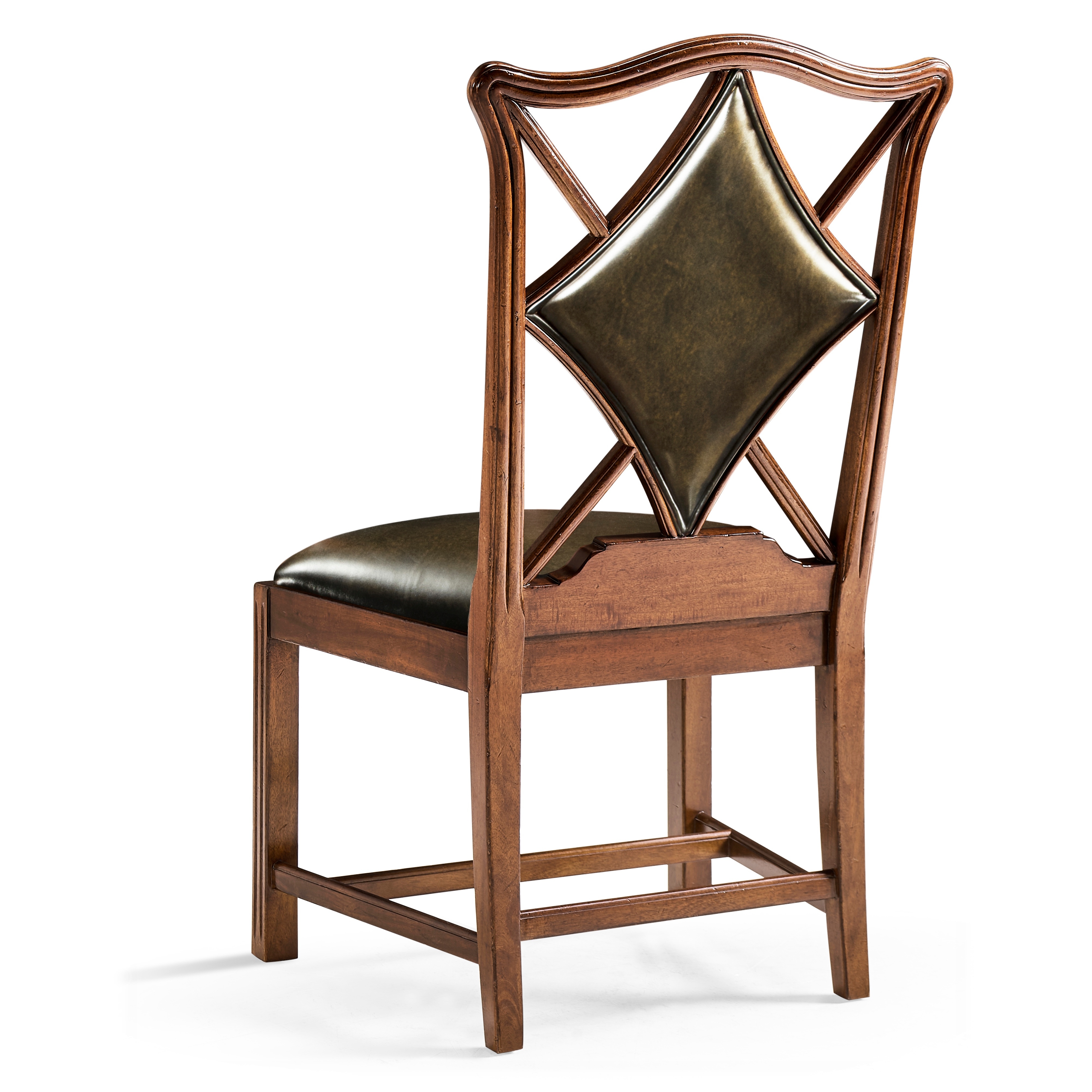 Jonathan Charles JC Traditional Playing Card "Diamond" Side Chair