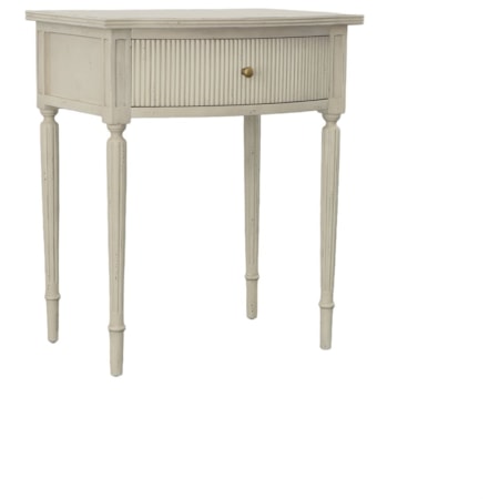 Cream Magdalin Side Table