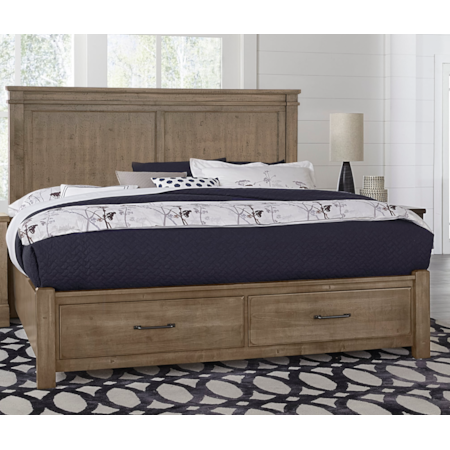 Queen Mansion Storage Bed