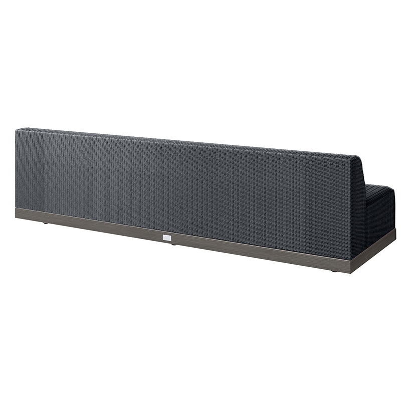 Padded 105" Armless Sofa Section