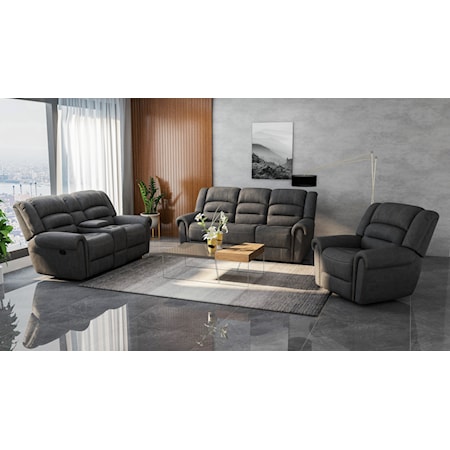 Reclining Console Loveseat