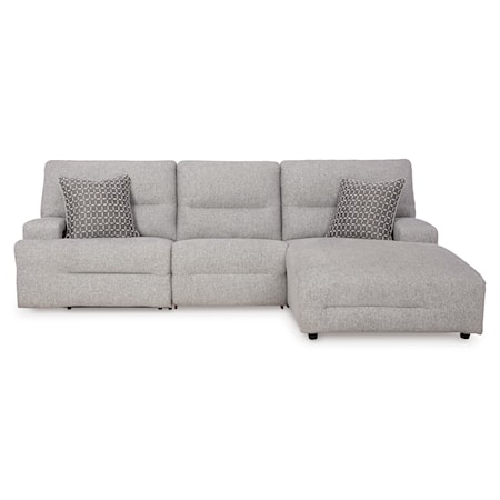 3-Piece Power Reclining Sectional w/ Chaise